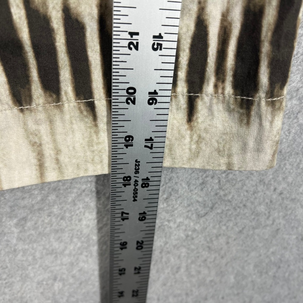 Isabel Marant Ilirya Shorts Womens 38 Khaki Tie Dye Ikat High Waist Cotton NWT - Picture 7 of 11